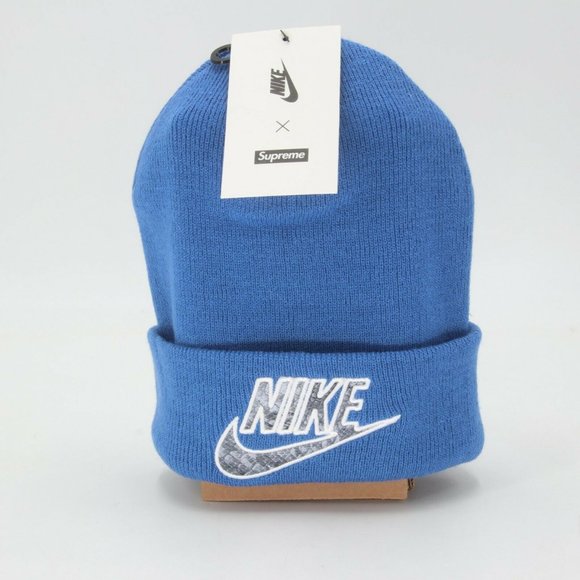 Supreme x Nike Beanie Swoosh Snakeskin Spring 2021 Hat SN-0524N-0201